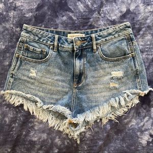 Bullhead Denim High Rise Festival Shorts